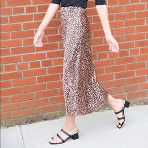 Something Navy Midi Slip Skirt